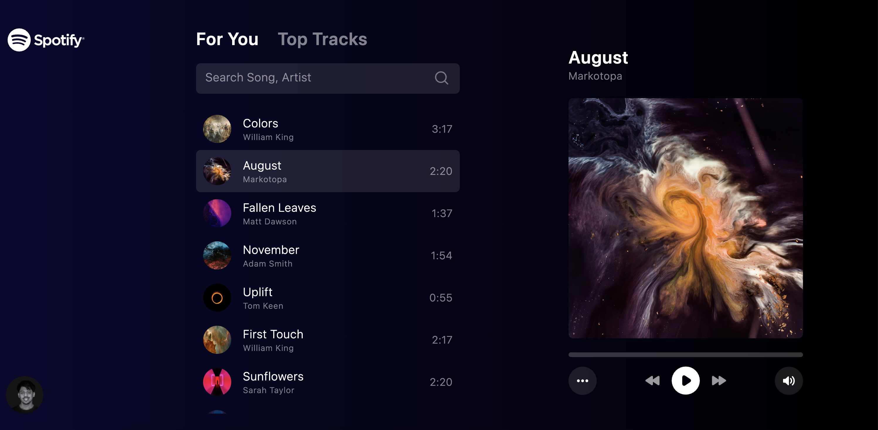 Music Player Demo