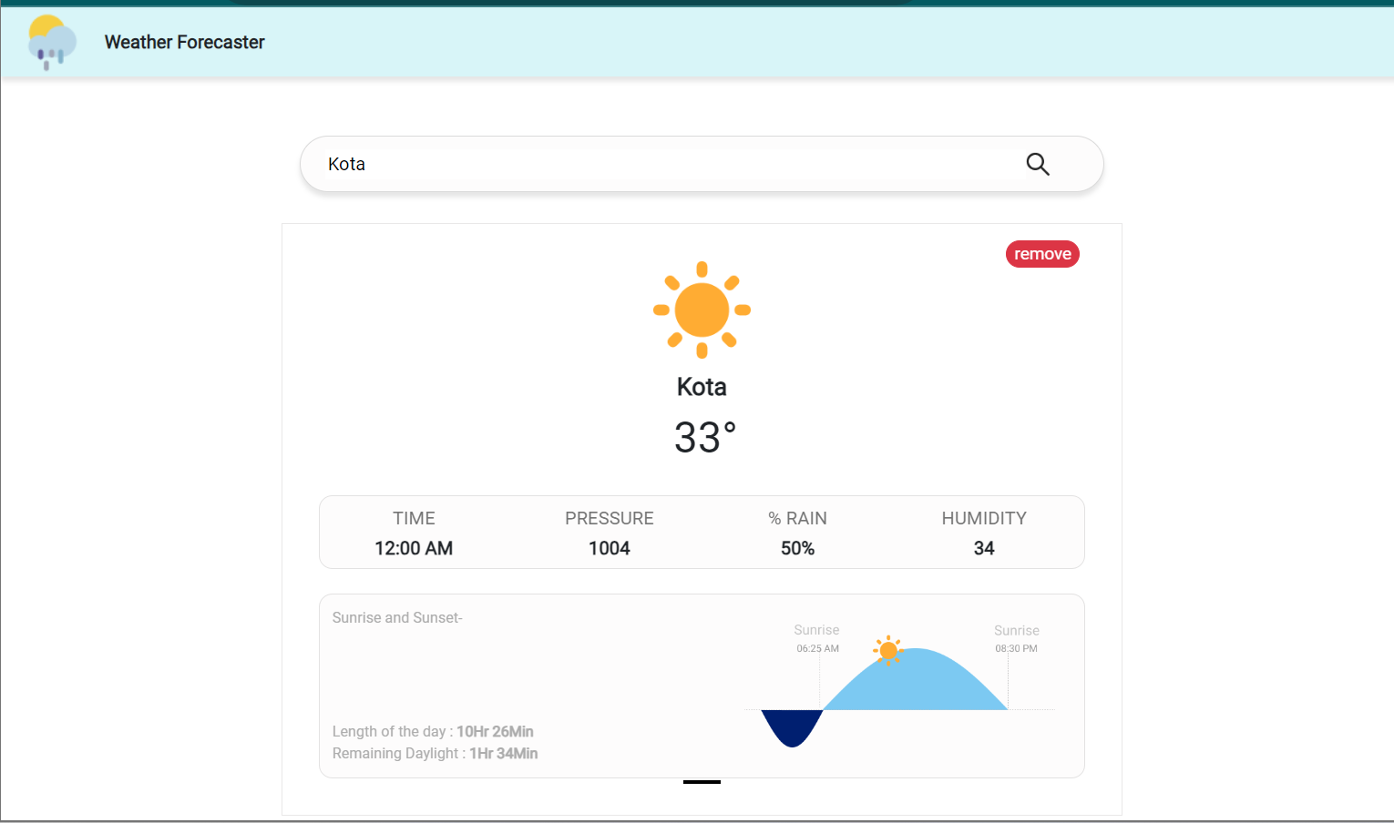 Weather Forcaster