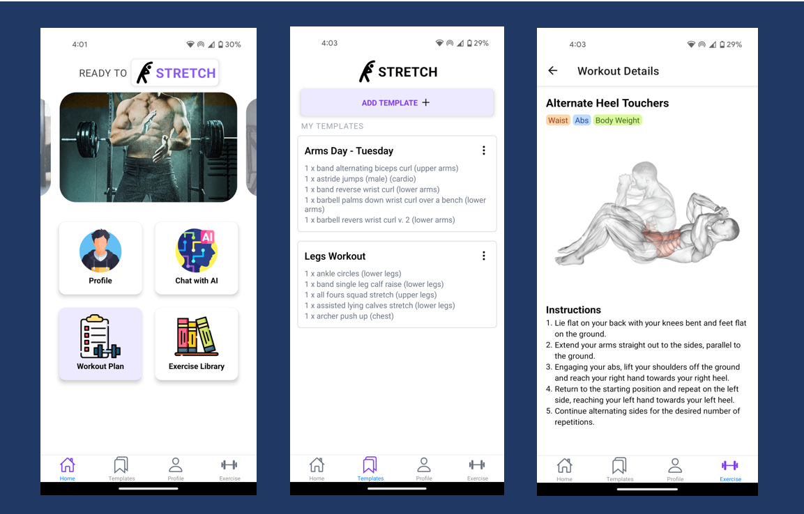 Stretch Mobile App